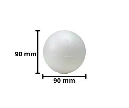 BOLA ISOPOR 090MM